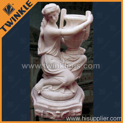 Elegant decorative female sculpture