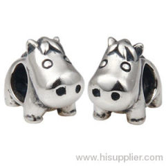 Fine Jewelry european Silver Cow Charm Beads China Wholesale