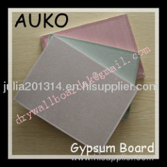 High Qualitystandard size drywall paper faced gypsum board 2400*1200*9.5