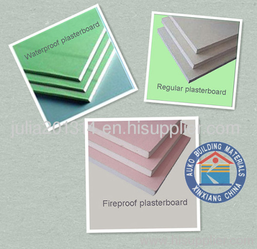 High Qualitystandard size drywall paper faced gypsum board 2440*1200*13