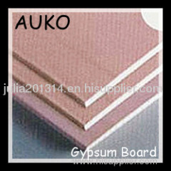 High Qualitystandard size drywall paper faced gypsum board 3000*1200*9.5