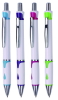 Promotional plastic ballpen with metal clip