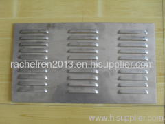 shutter hole perforated plate