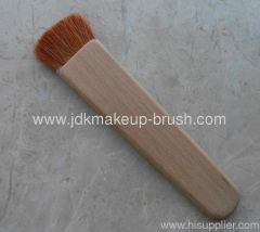Natural Goat Hair Cosmetic Compact Blush Brush
