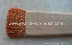 Natural Goat Hair Cosmetic Compact Blush Brush
