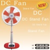 Five Blades Red DC Fan Two Size 12