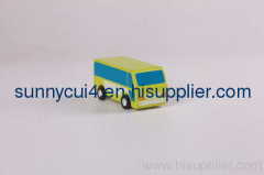 pull-back motor(bus) wooden toys