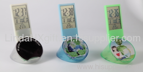 Water power LCD Calendar