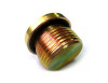 BSP MALE CAPTIVE SEAL HOLLOW HEX PLUG