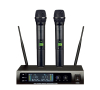 UHF dual 16 channels wireless microphone