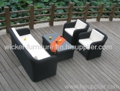 4pcs outdoor wicker furniture