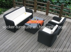 4pcs outdoor wicker furniture