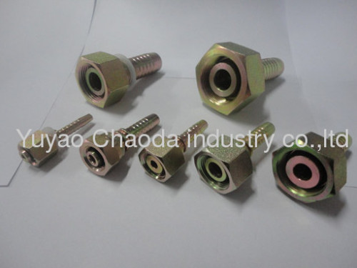 METRIC FEMALE 24° CONE O-RING L.T. HOSE FITTING