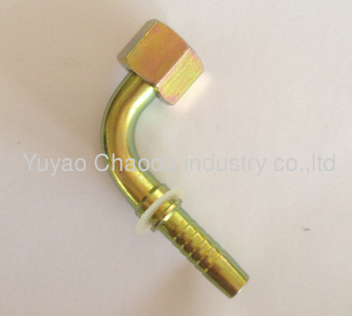 90° GB METRIC FEMALE 74° CORE SEAT HOSE FITTING