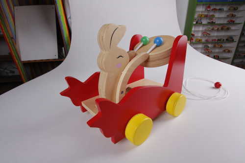 drumming Rabbit(MDF) wooden toys