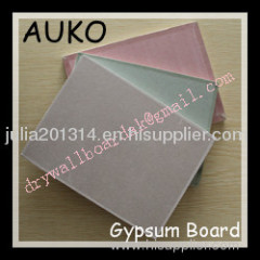 Environmental Protection Paper Faced Gypsum Board 10mm