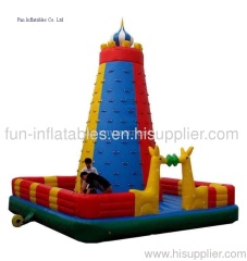 commercial inflatable rock climbing wall