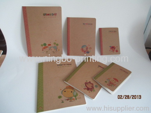 Cute craft paper notebook-CP001