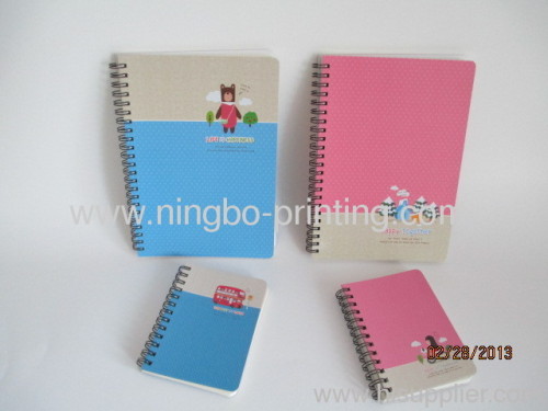 double wires note book