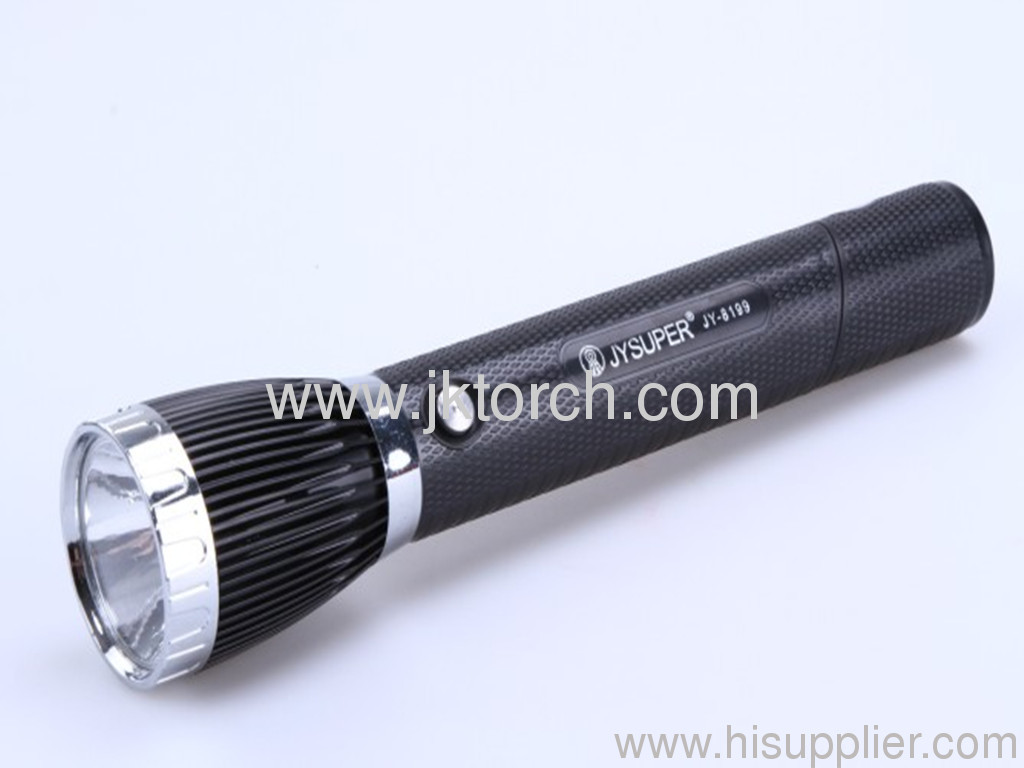 Black LED Rechargeable flashlight