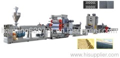 PE sheet processing machine