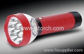7pcs LED red rechargeable flashlight