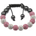 Rhinestone Slide Charm Bracelet