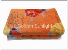 good quality stock Printed Coral Fleece blanket