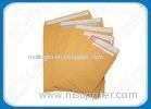 Plain Brown / Yellow Self-seal Packaging Kraft Paper Envelopes For Business, Gifts