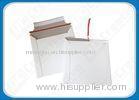 Recyclable Rigid Self Seal Cardboard Envelopes, Printing Cardboard Mailers With Tear Line