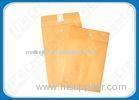 Customized Logo Printed Golden Withe Manila Paper Metal Clasp Envelopes without Window