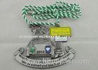 Personalized 3D Zinc Alloy Waghausel Carnival Medal, Die Casting Medals with Two Color Cord and Rhin