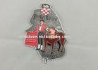 Zinc Alloy / Pewter Jecke Loore Karneval Carnival Medal by Die Casting, Antique Nickel Plating