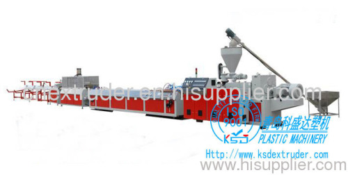 SJSZ80/156 PE WPC profile extrusion machine| PVC profile production line