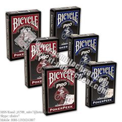 Bicycle marked cards for marked cards/poker cheat/poker analyzer/contact lens