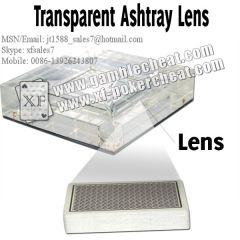 XF Transparent Ashtray Hidden Lens/marked cards/poker analyzer/infrared lens