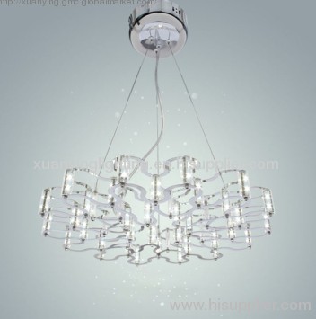 Chrome plated Bed room pendant Light with LED