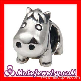 european Style Hippo Animal Beads