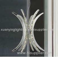 new design LED crystal chandelier pendant light