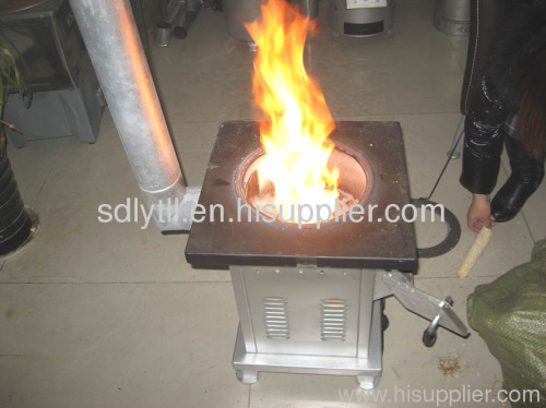 household biomass warming stove