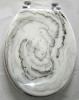 decorative resin toilet seat cover marble look toilet seats