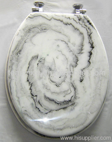 decorative resin toilet seat cover marble look toilet seats