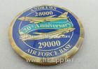 3D Metal Copper / Zinc Alloy / Pewter Personalized Air Force One Coin for Awards, with Laser Engrave