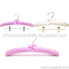 Satin Padded Hanger with Bow