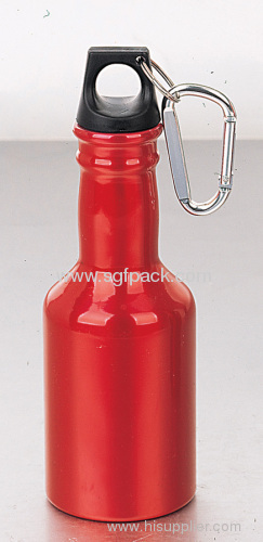 aluminum bottle with bamboo pump