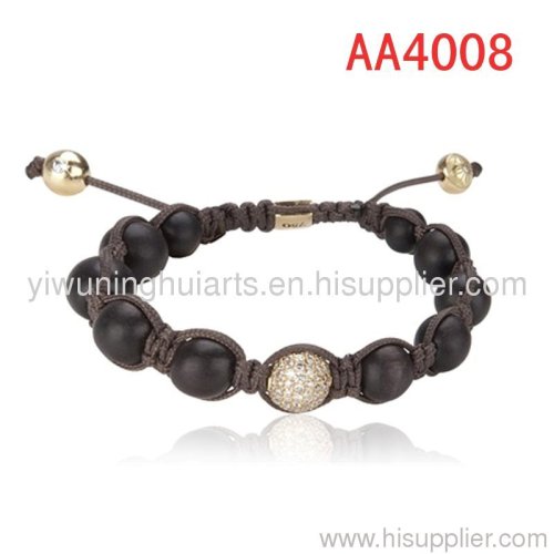 2013 new fashion bead shamballa bracelet