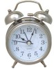 metal double bell alarm clock