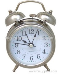 metal double bell alarm clock