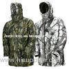 Adjustable Cuffs Hunitng Camo Multi-Functional Reversible Fishing Camo Jacket With Detachable Hood