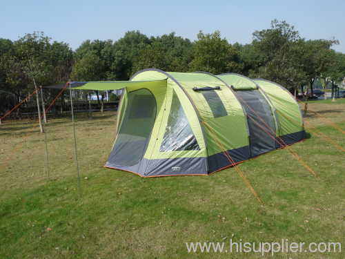 Large family tent with high top